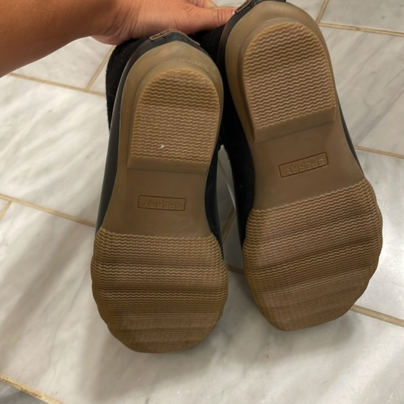 Black Sperry Boots sz 6 - Picture 4 of 5